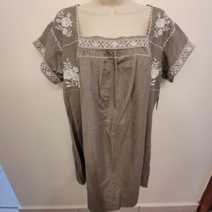 sachin and babi light blue dress Vintage 1900's Edwardian Cotton Peasant Sleeve Blouse main image 1